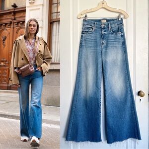MOTHER Blue Flare & Wide Leg Jeans